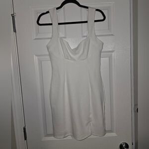 Here Comes The Sun Mini White Dress Size Medium